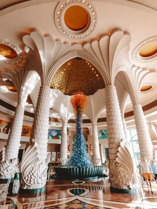 Atlantis the Palm hall entrance by Dancing the Earth
