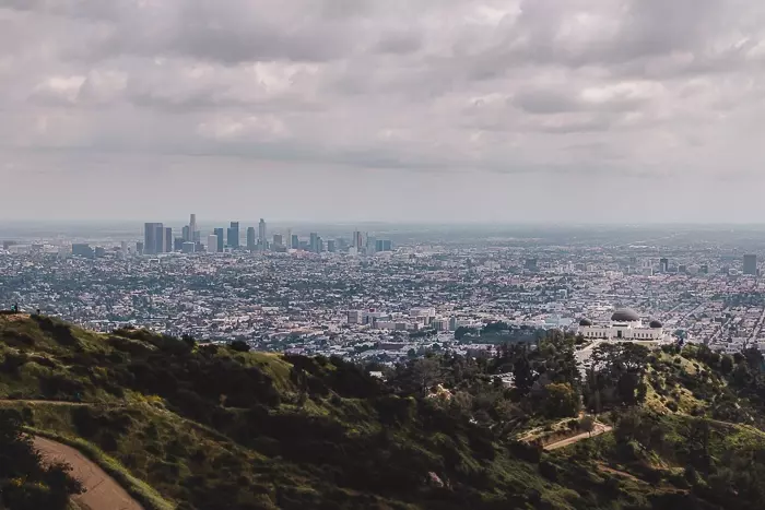Los Angeles view over LA from Griffith Park by Dancing the Earth