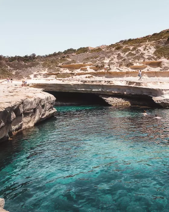 Malta travel guide St Peter's Pool by Dancing the Earth