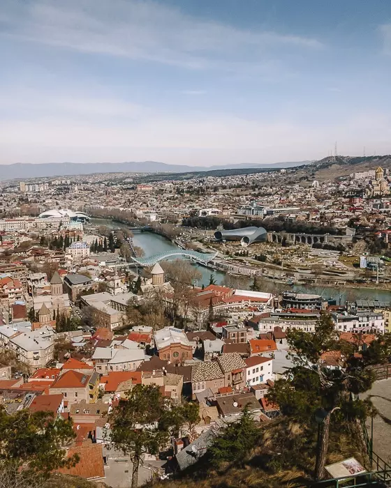 Tbilisi panorama from Narikala fortress by Dancing the Earth