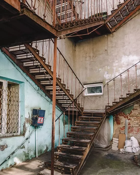 Tbilisi old town staircases by Dancing the Earth