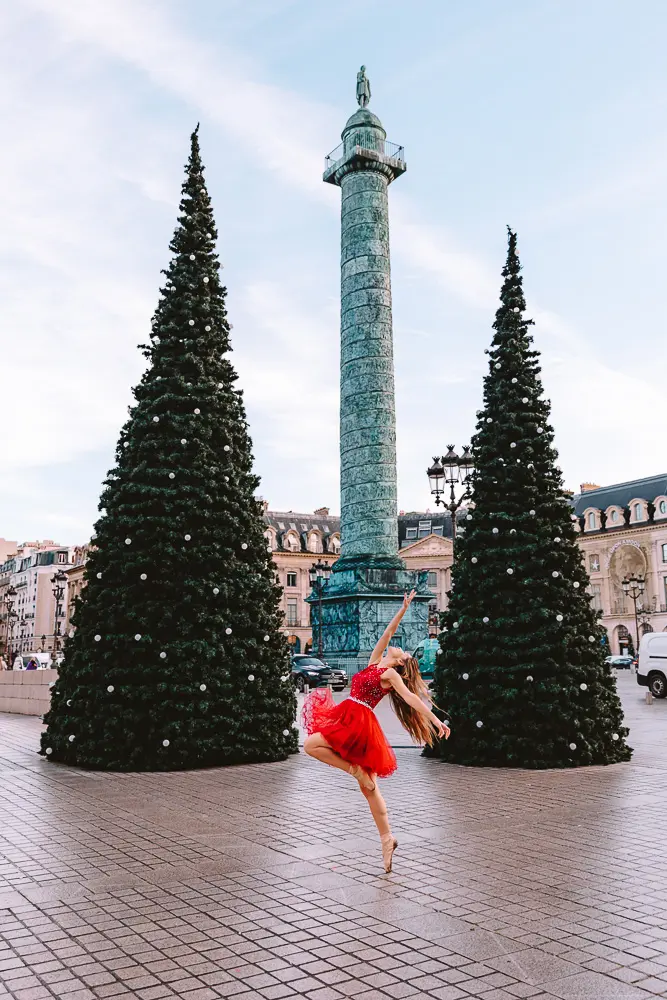 Place Vendôme Christmas trees, Dancing the Earth