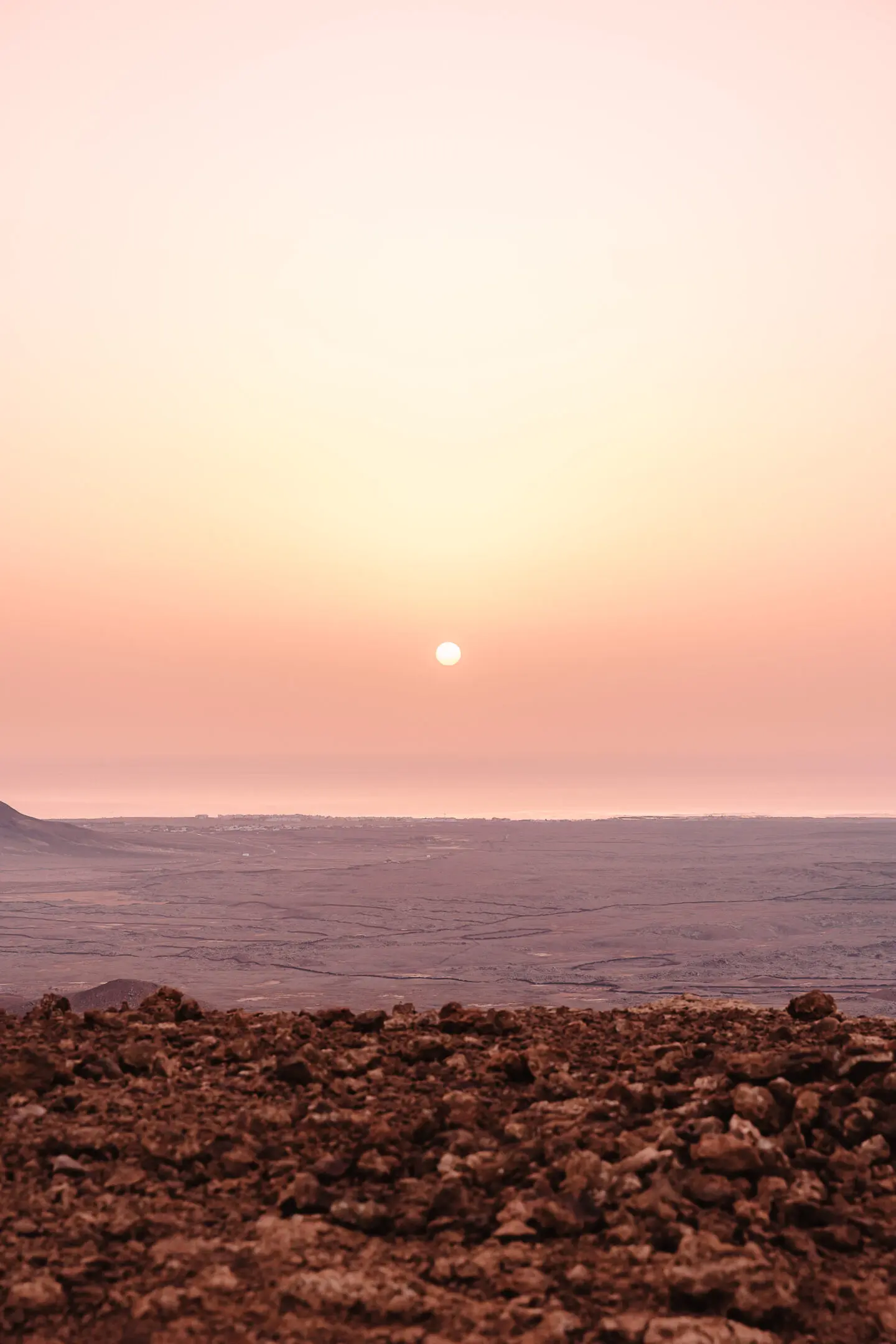 Sunset from Calderon Hondo, Fuerteventura, by Dancing the Earth