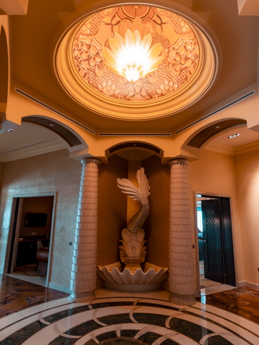 Atlantis the Palm suites entrance by Dancing the Earth