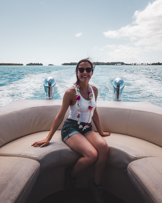 In the shuttle to the Four Seasons Bora Bora by Dancing the Earth