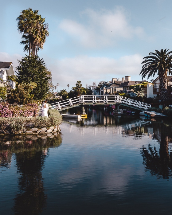 Los Angeles Venice canals bridge by Dancing the Earth
