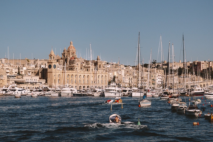 Malta travel guide Vittoriosa view from Valletta by Dancing the Earth