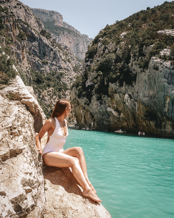 Provence sunbathing in Gorges du Verdon by Dancing the Earth