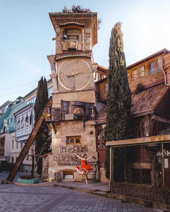 Tbilisi Clock Tower by Dancing the Earth