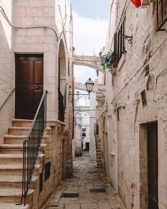 Arches in Cisternino, Puglia travel guide by Dancing the Earth