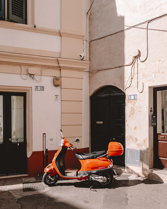 A vespa in Gallipoli