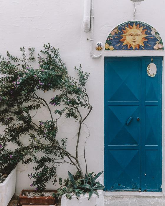 Door detail in Ostuni