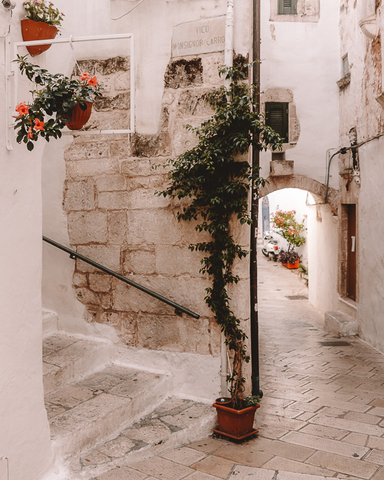Cute corner and staiways in Ostuni