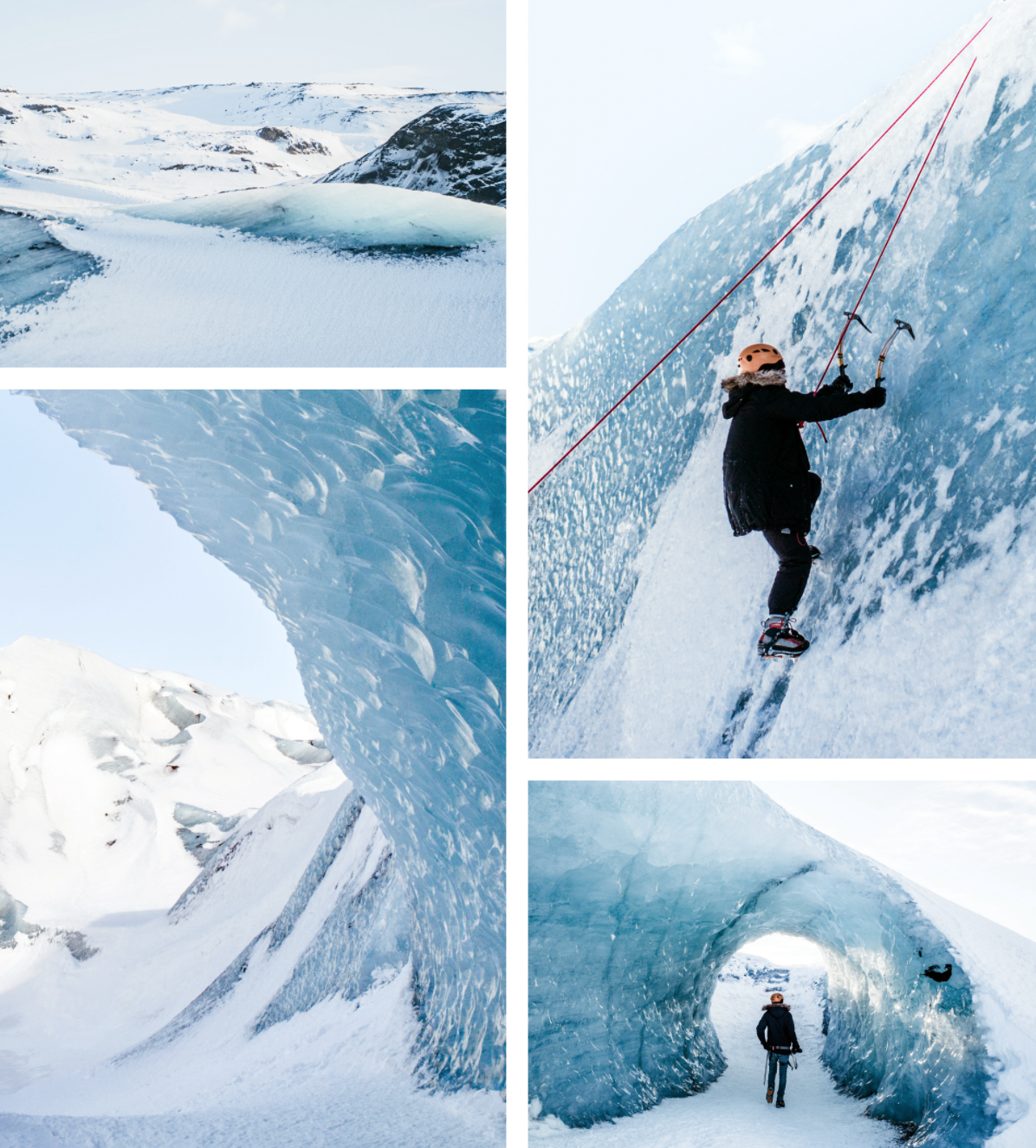 Glacier climbing on Solheimajökull, by @carnetstraverse