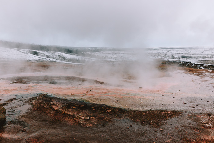 South Iceland, Geysir geothermal park, Dancing the Earth