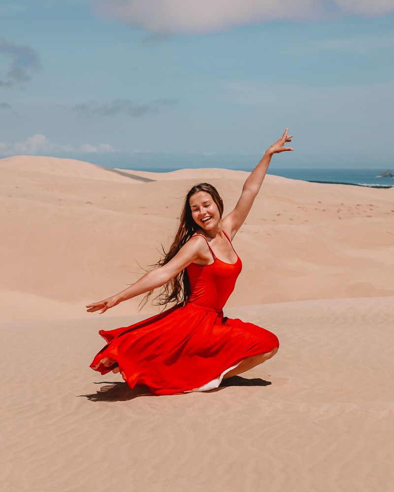 Te Paki sand dunes, North Island Photography Spots, Dancing the Earth