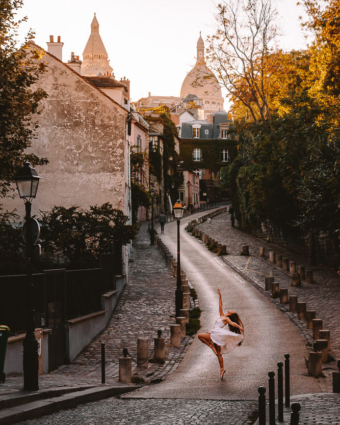 Autumn in Paris, Montmartre, by Dancing The Earth