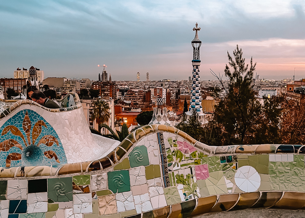 Barcelona from Parc Guell, Dancing the Earth