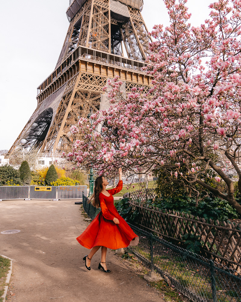 Twirling under the magnolias in the Champs de Mars, Dancing the Earth