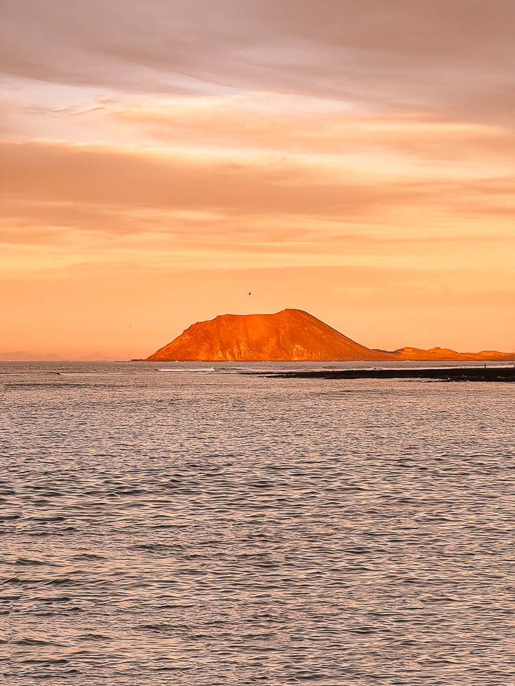 Corralejo, sunset on Lobos Island, by Dancing the Earth