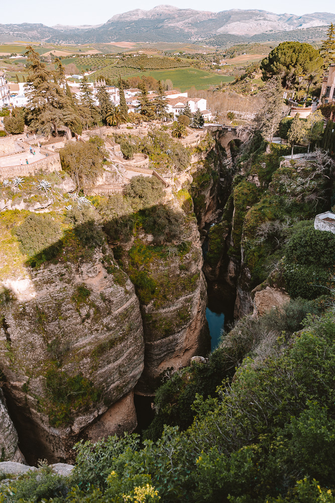 Andalusia road-trip itinerary, Ronda El Tajo gorge, by Dancing the Earth