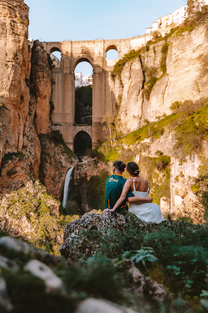 Andalusia road-trip itinerary, Ronda waterfall, by Dancing the Earth