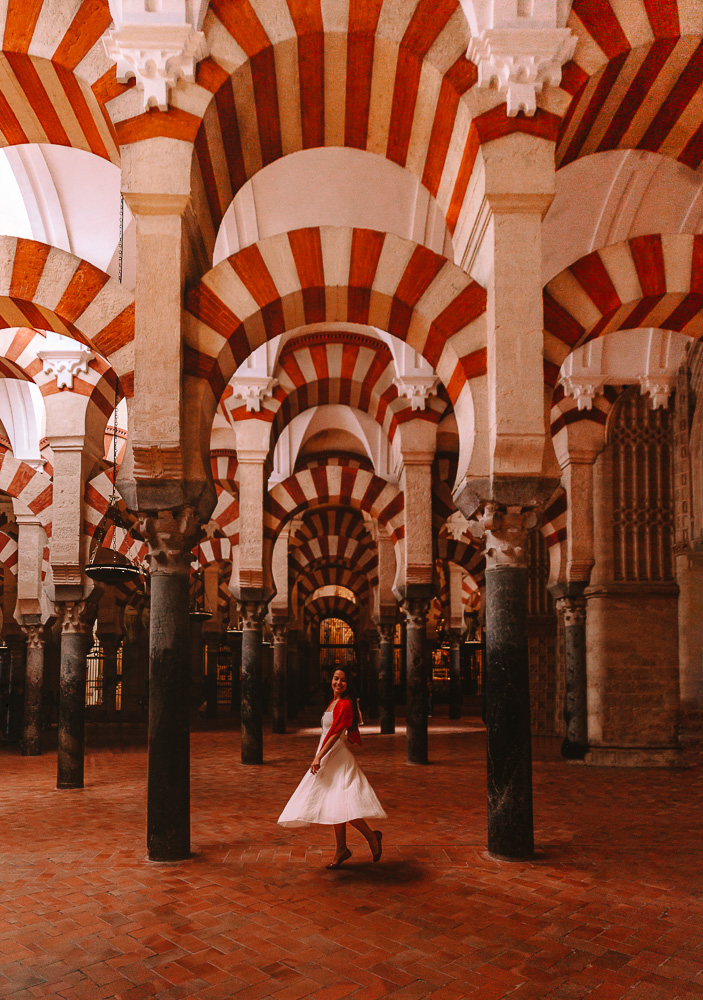 Cordoba Mezquita old arches by Dancing the Earth