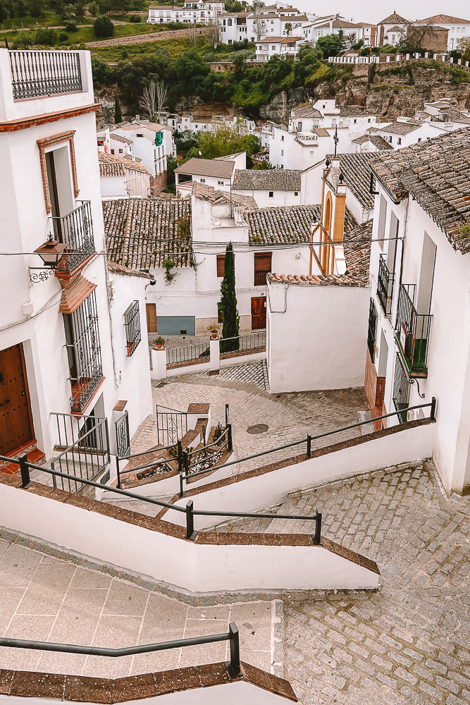 Setenil de las Bodegas stairs, by Dancing the Earth
