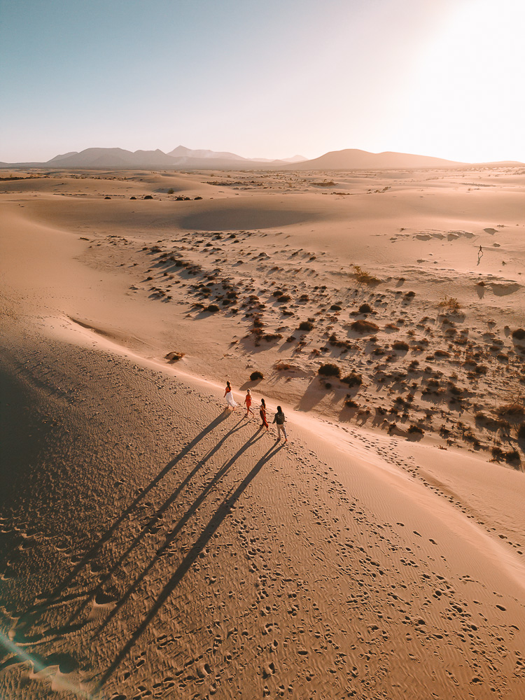 Fuerteventura, Dunas de Corralejo at sunset, by Dancing the Earth