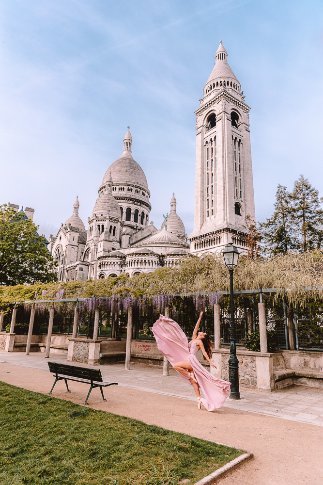 Spring in Paris, Wisteria in Montmartre, by Dancing the Earth