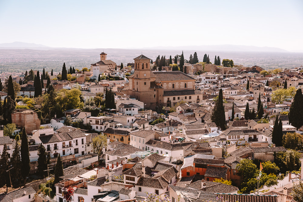 Granada weekend itinerary Albaicin from Sacromonte, by Dancing the Earth