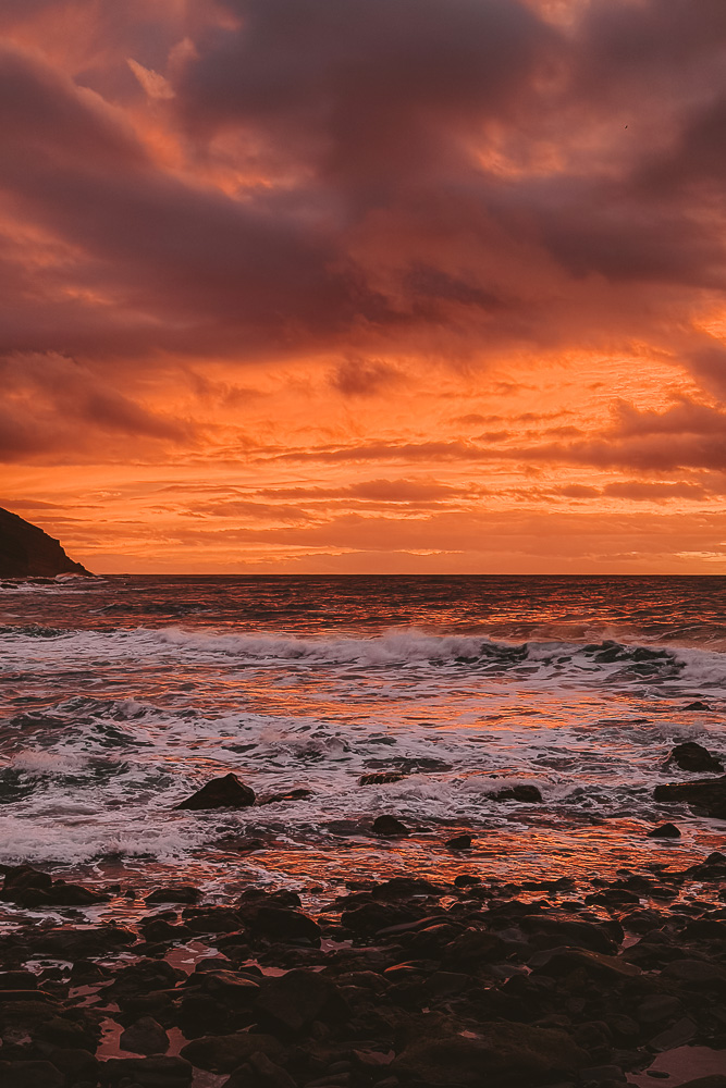 Alojera fire sunset, by Dancing the Earth