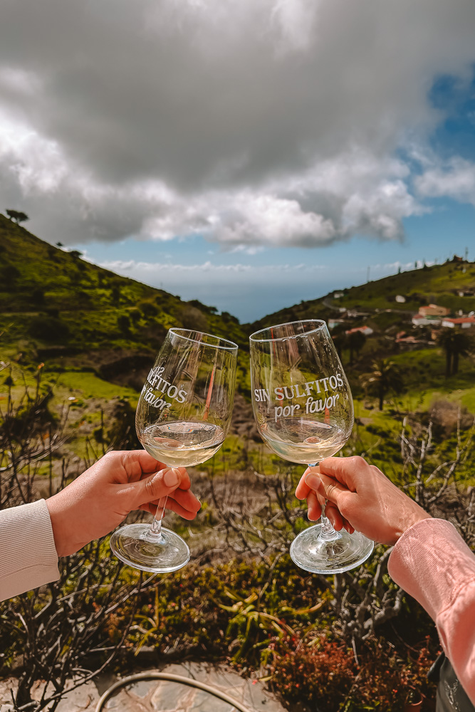 La Gomera Cumbres de Igualero Forestera Blanca white wine, by Dancing the Earth
