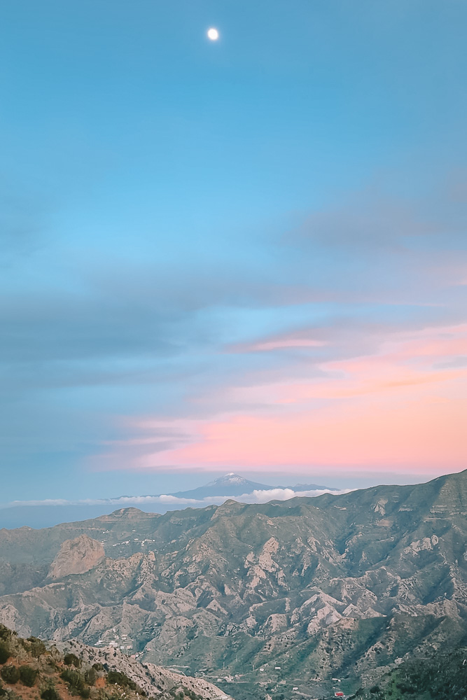 La Gomera Teide view, by Dancing the Earth