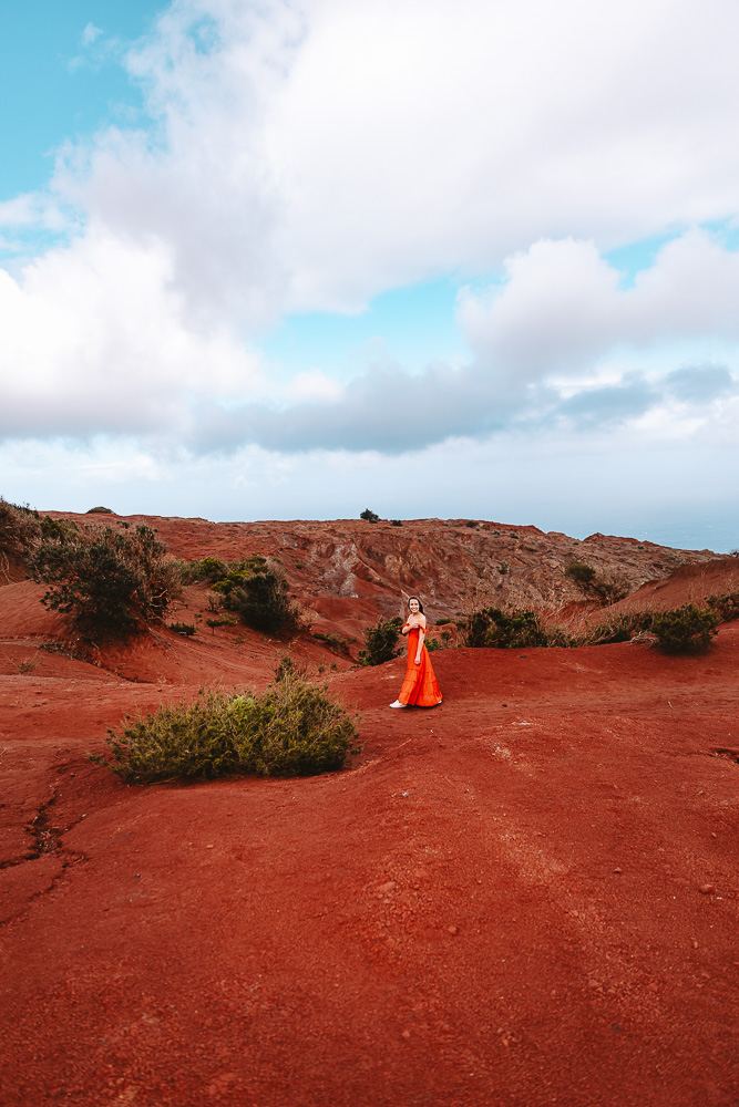 La Gomera Travel Guide, Mirador de Abrante red soil, by Dancing the Earth