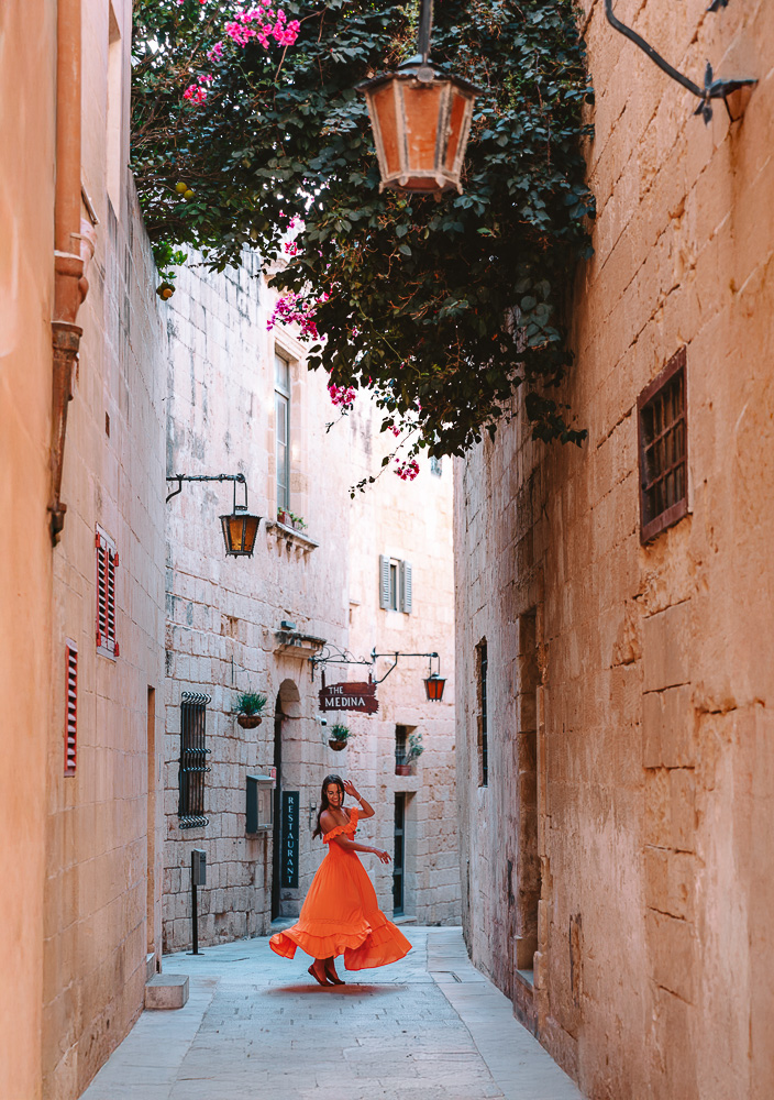 Malta Mdina street, by Dancing the Earth