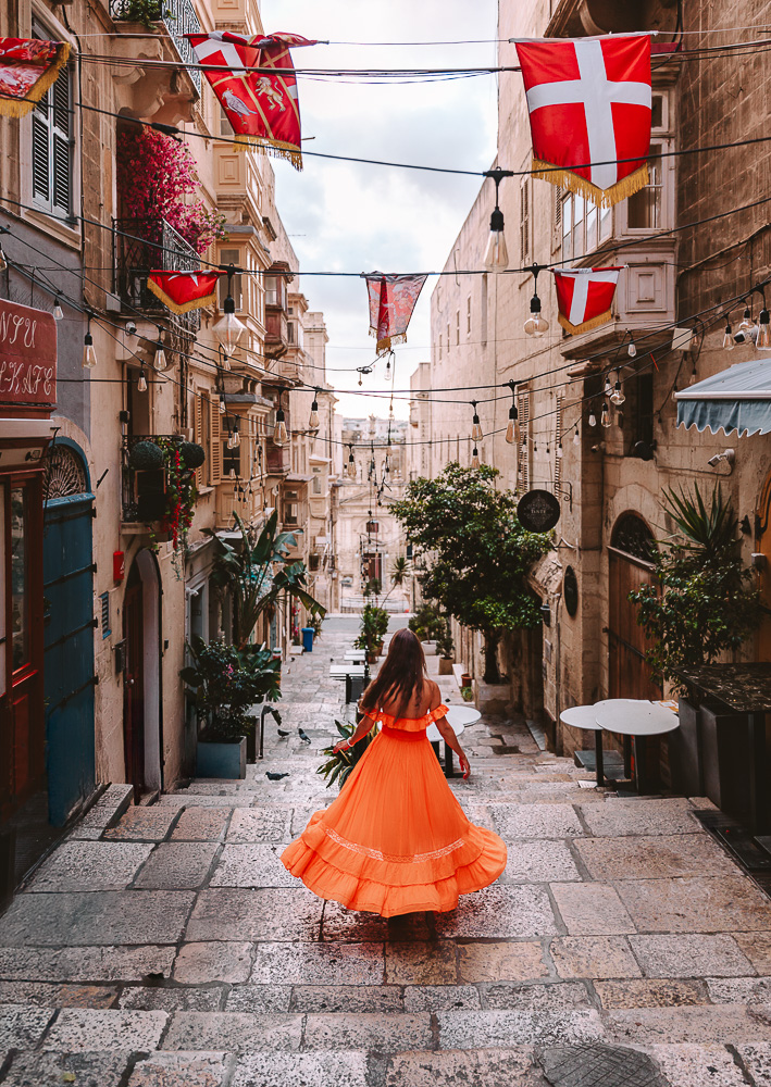 Malta Valletta St Lucia street, by Dancing the Earth