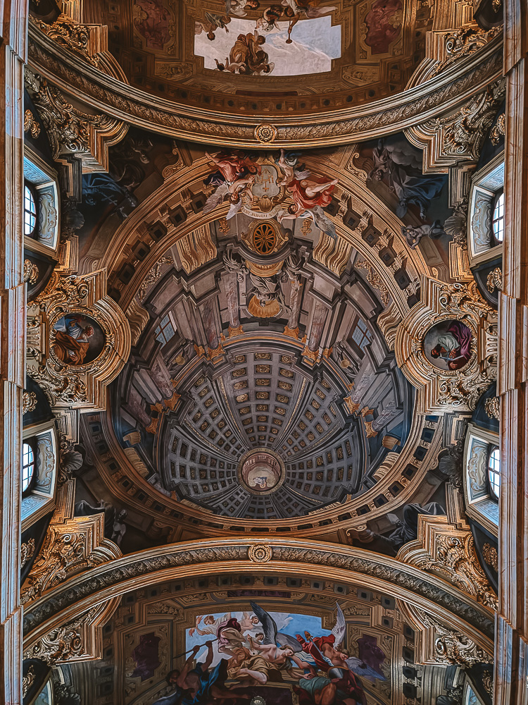 Jesuitenkirche ceiling, by Dancing the Earth