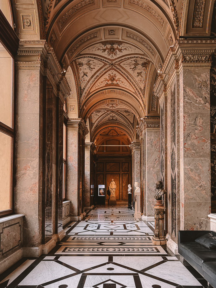 Kunsthistorisches Museum corridor, by Dancing the Earth