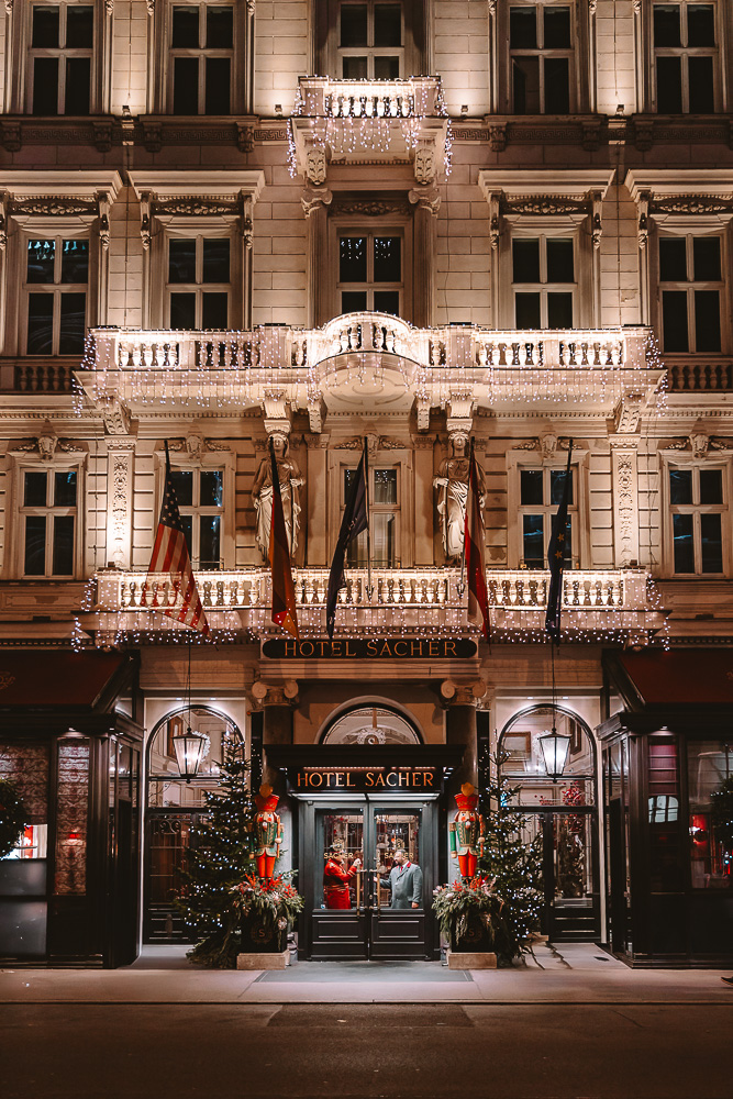 Vienna, Hotel Sacher by night, by Dancing the Earth
