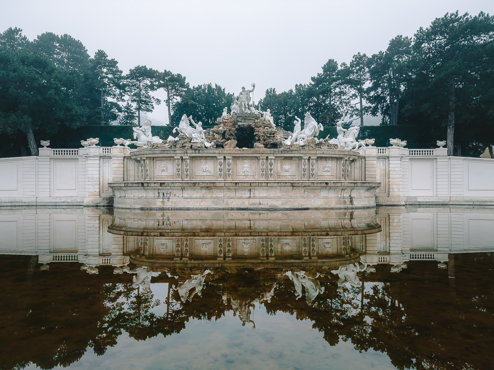 Vienna, Schonbrunn Garden, Neptune Fountain, by Dancing the Earth