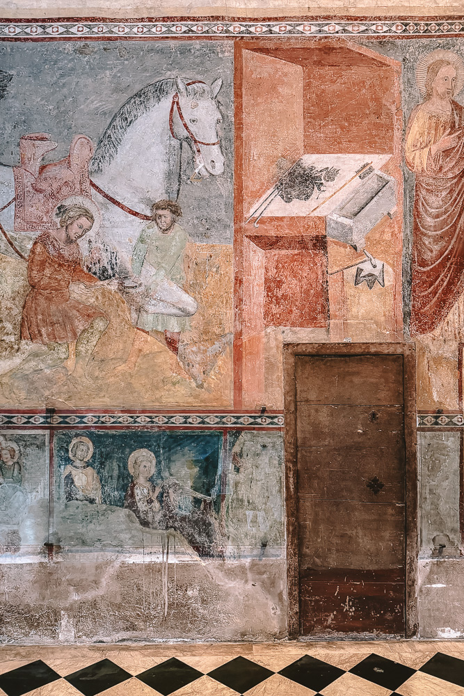 Bergamo, Basilica first paintings, details, by Dancing the Earth