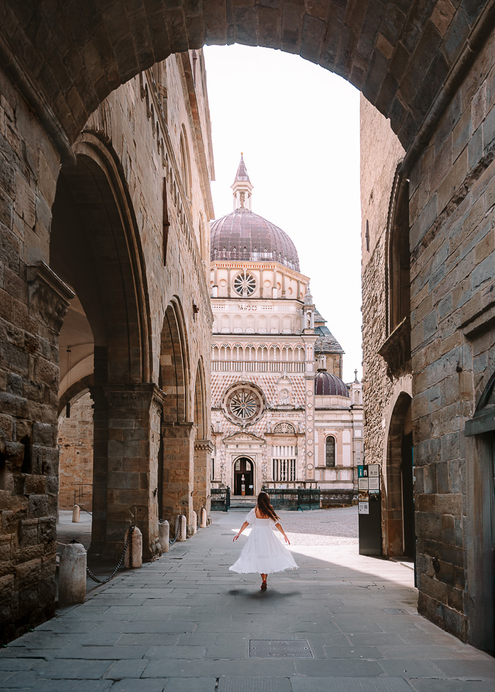 Bergamo, Cappella Colleoni framed, by Dancing the Earth