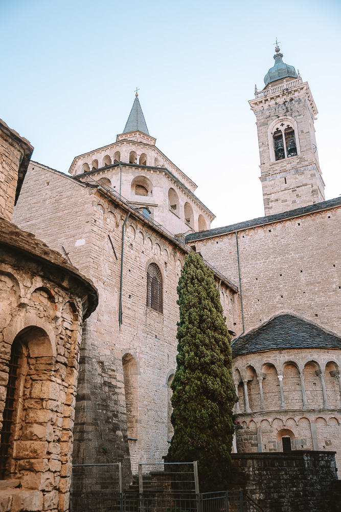 Bergamo, back of the Duomo, by Dancing the Earth
