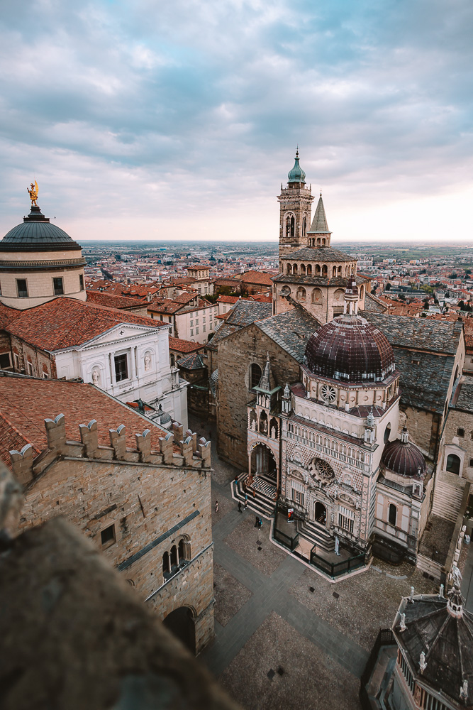 Bergamo view, from Campanone, by Dancing the Earth