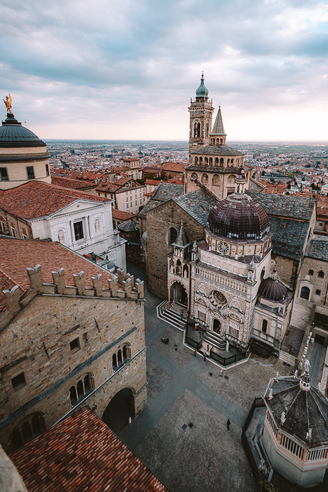 Venetian Fortresses, Bergamo, view from Campanone, by Dancing the Earth