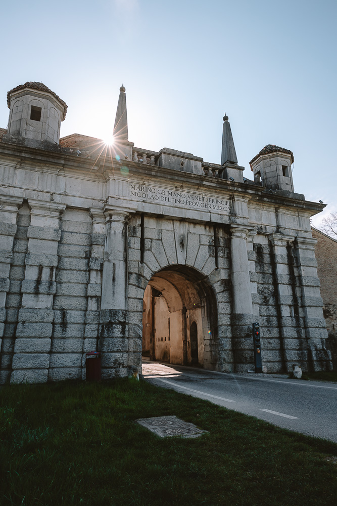 Venetian Fortresses, Palmanova, Porta Udine, by Dancing the Earth