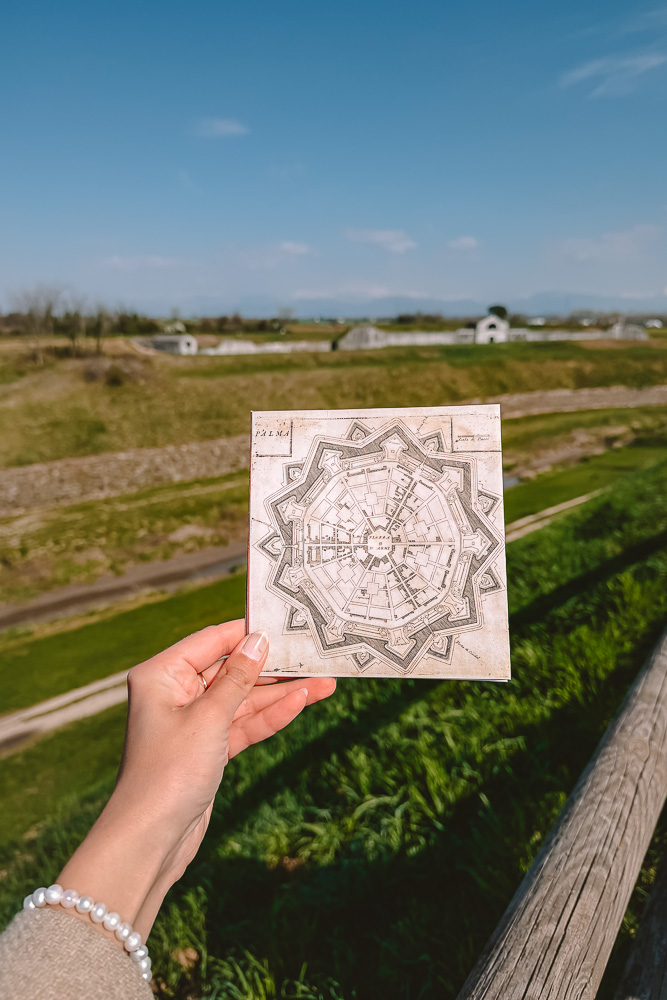 Venetian Fortresses, Palmanova map, by Dancing the Earth