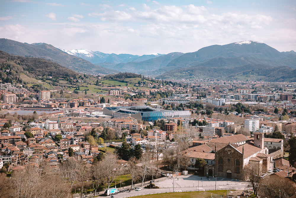 Venetian Fortresses, view from Rocca di Bergamo, by Dancing the Earth